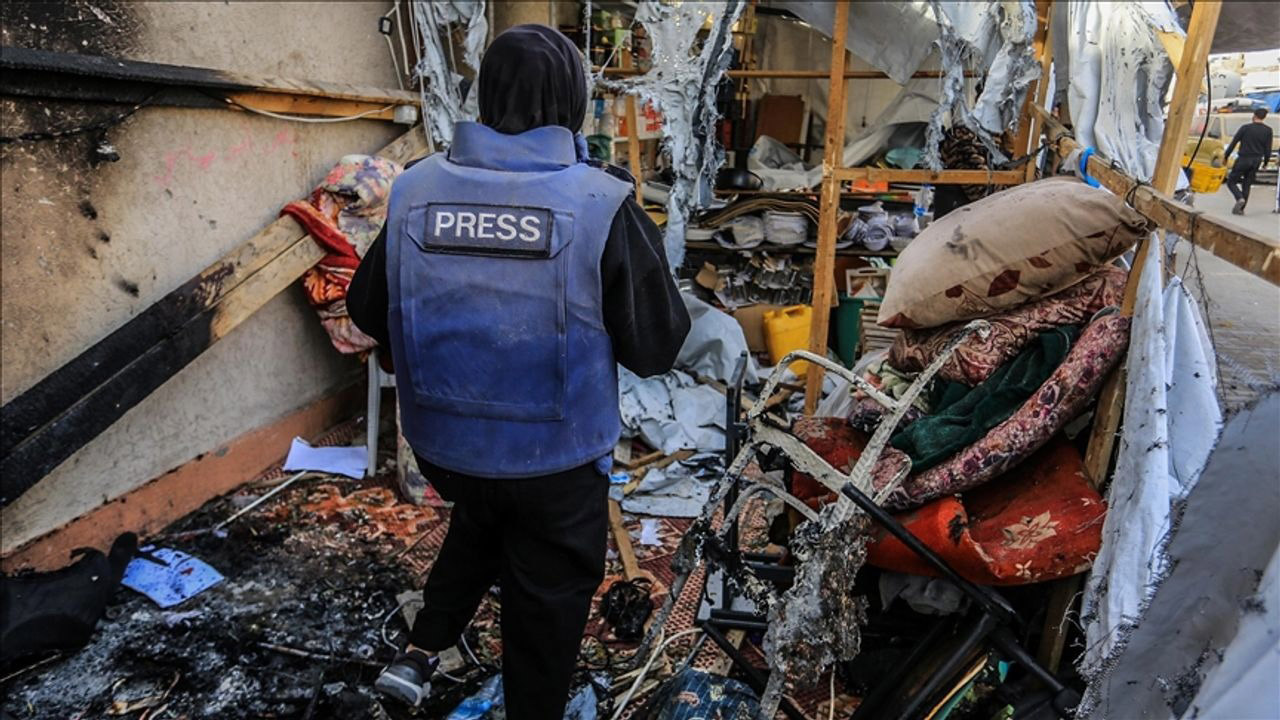İsrail'den Gazetecilerin Kaldığı Çadıra Saldırı!