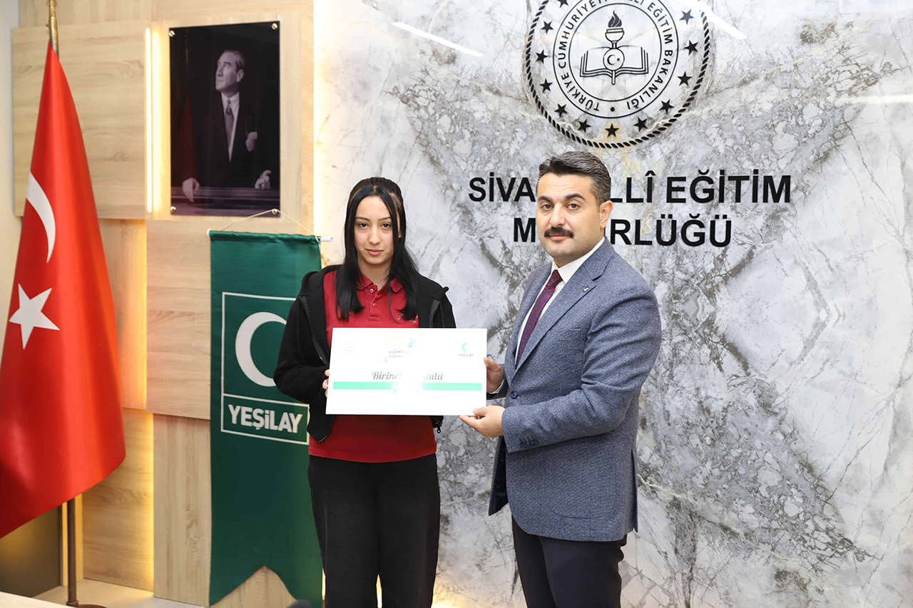 İl birincileri  ödüllendirildi