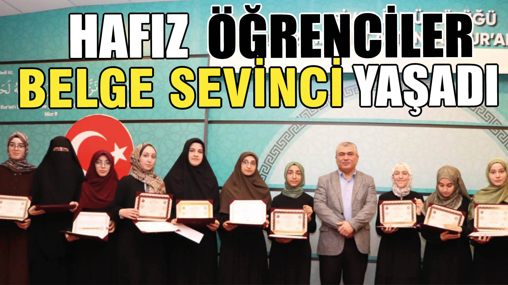 Hafız Öğrenciler Belge Sevinci Yaşadı