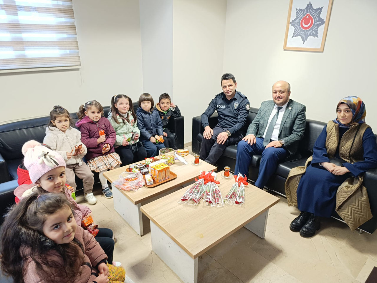 Ulaş'ta öğrenciler polis merkezini ziyaret etti