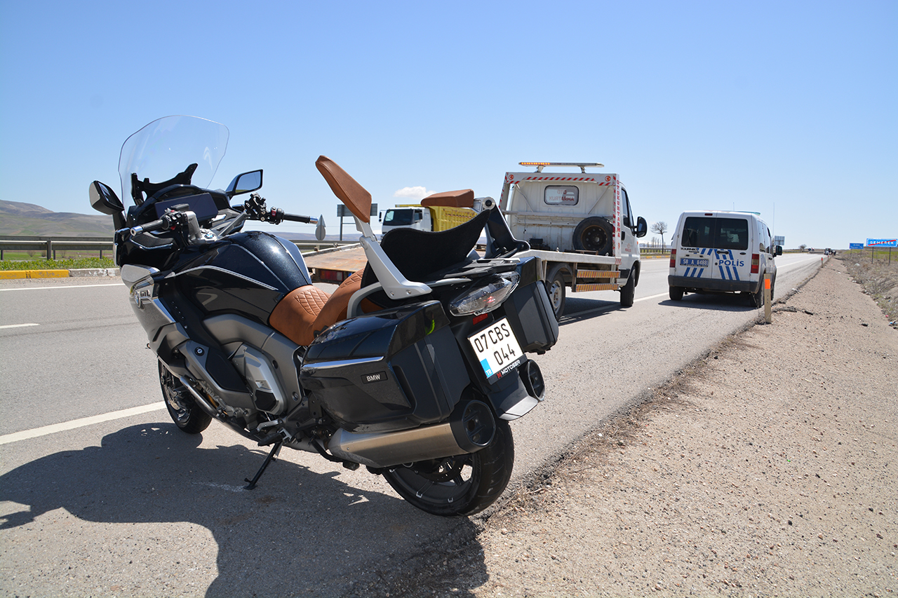Yeni aldığı motosiklet sonu oldu!