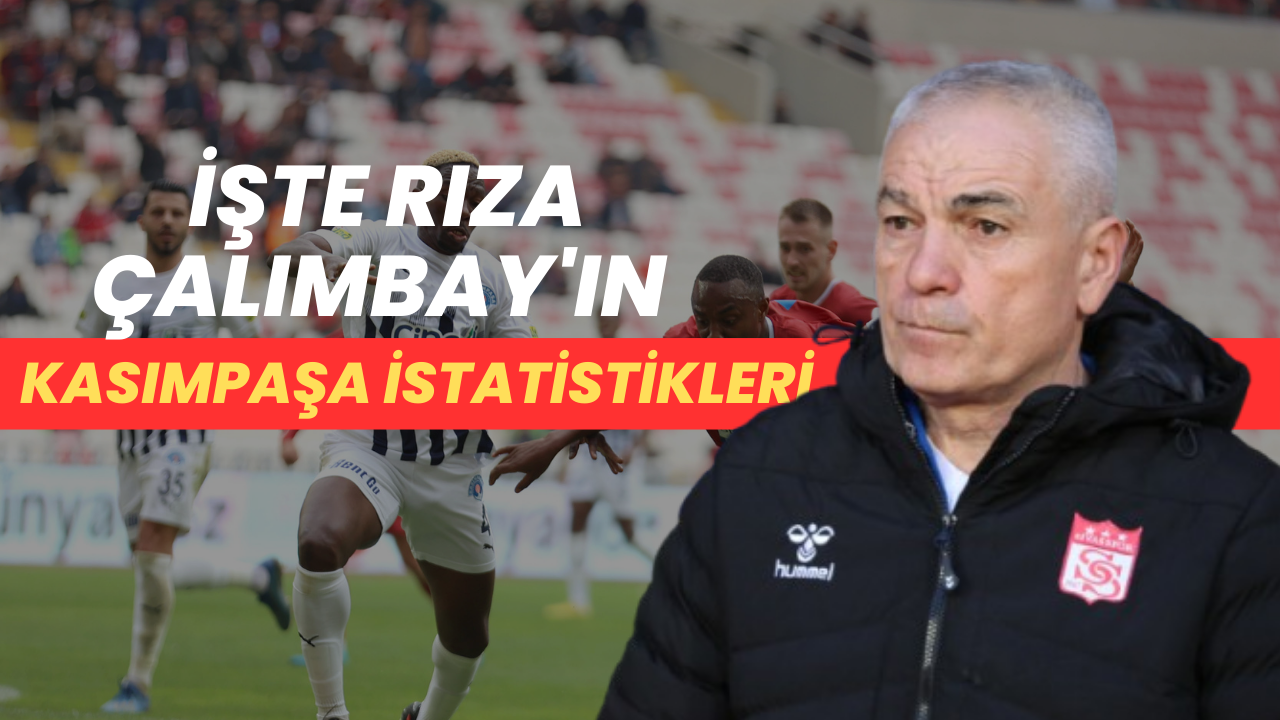 İşte Rıza Çalımbay'ın Kasımpaşa İstatistikleri