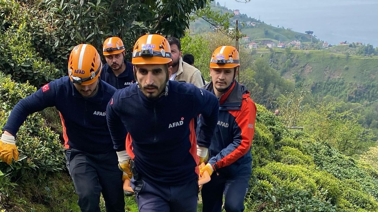 Teleferiğin halatına dolanan çiftçi düşerek öldü