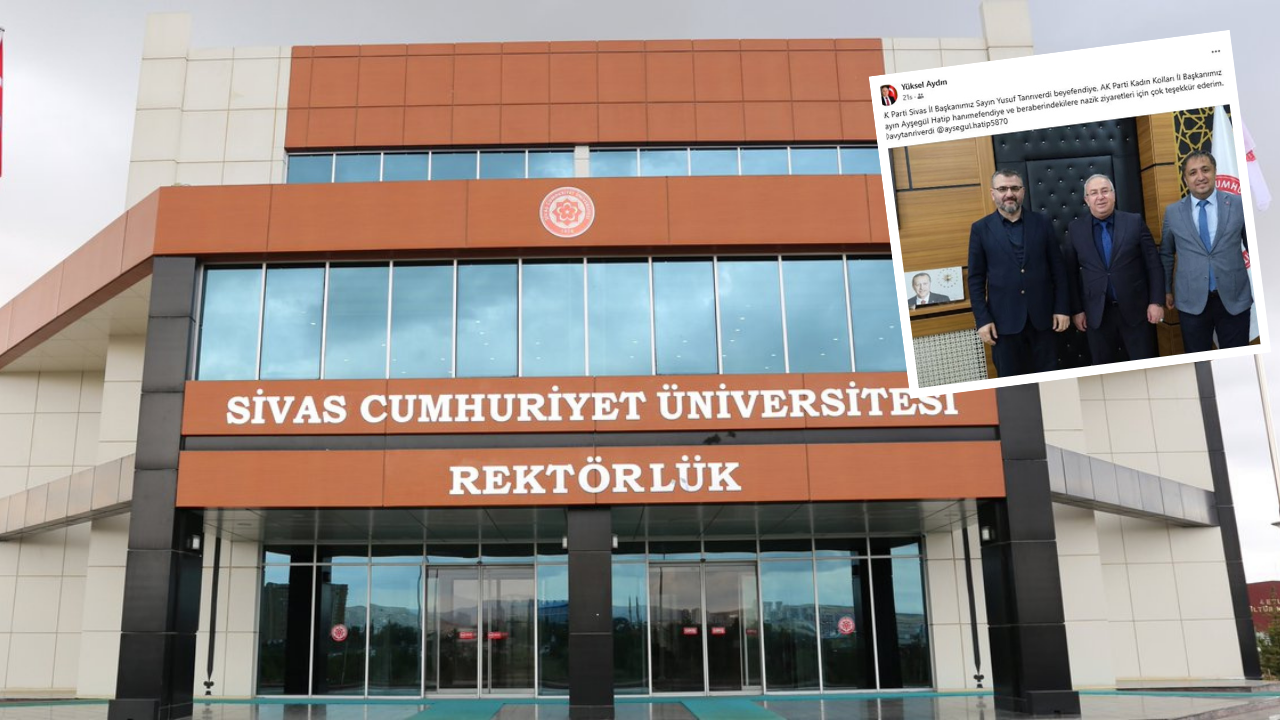 Sivas Cumhuriyet Üniversitesi'nde 'taraflı dil' tepki çekti!