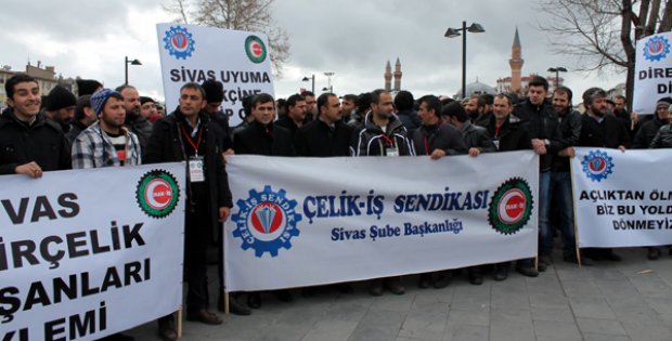 SİDEMİR İşçileri Yine Meydanlarda
