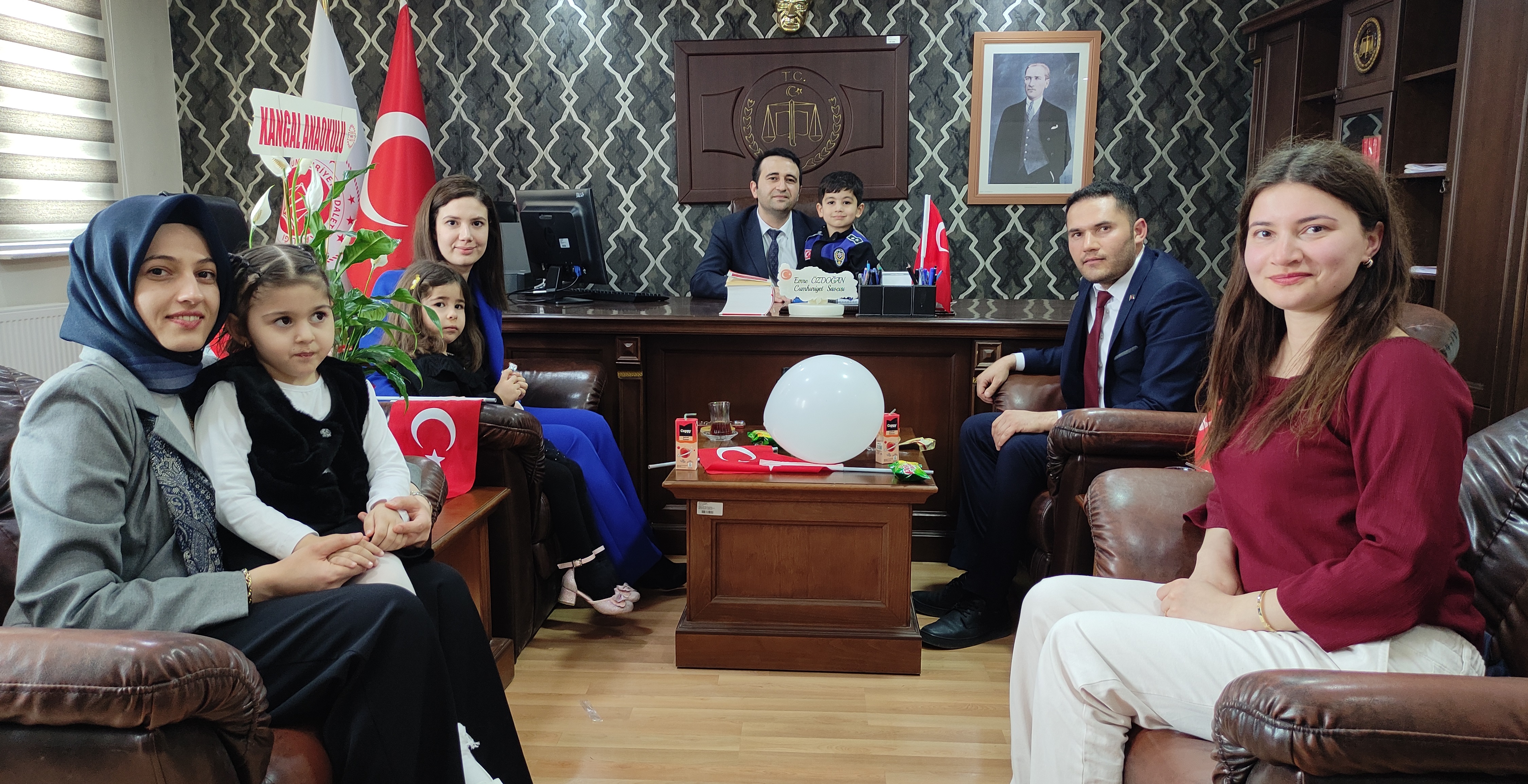 Kangal Adliyesi'ni çocuklar yönetti