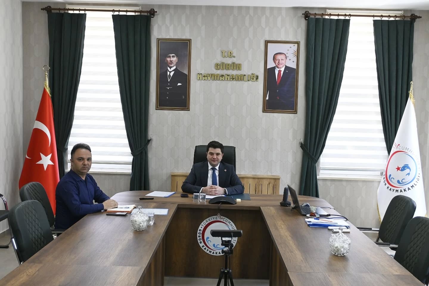 Müdürler Kaymakam Sarı'yı bilgilendirdi