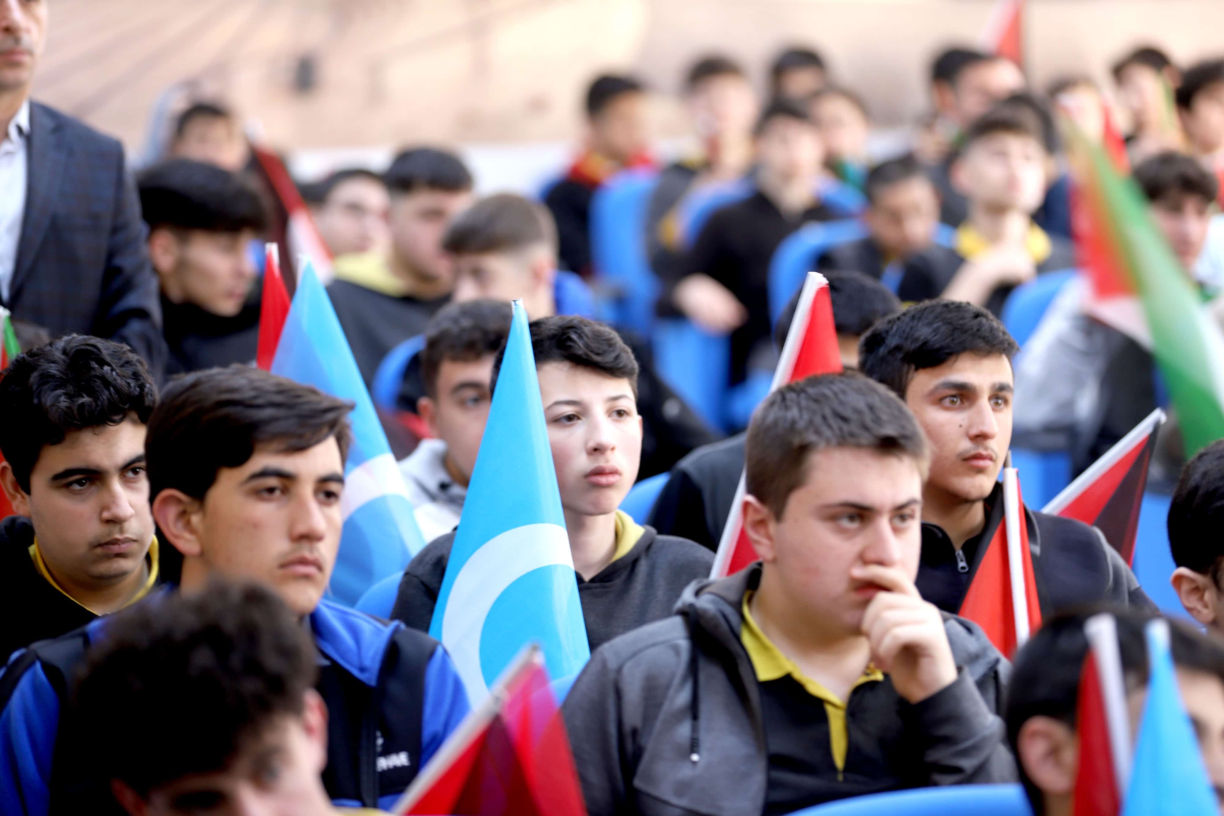 Filistinli öğrenciler Sivas'ta, yaşadıkları zulmü anlattı!
