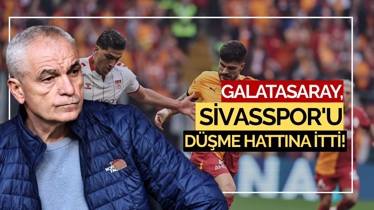 Galatasaray, Sivasspor'u düşme hattına itti!
