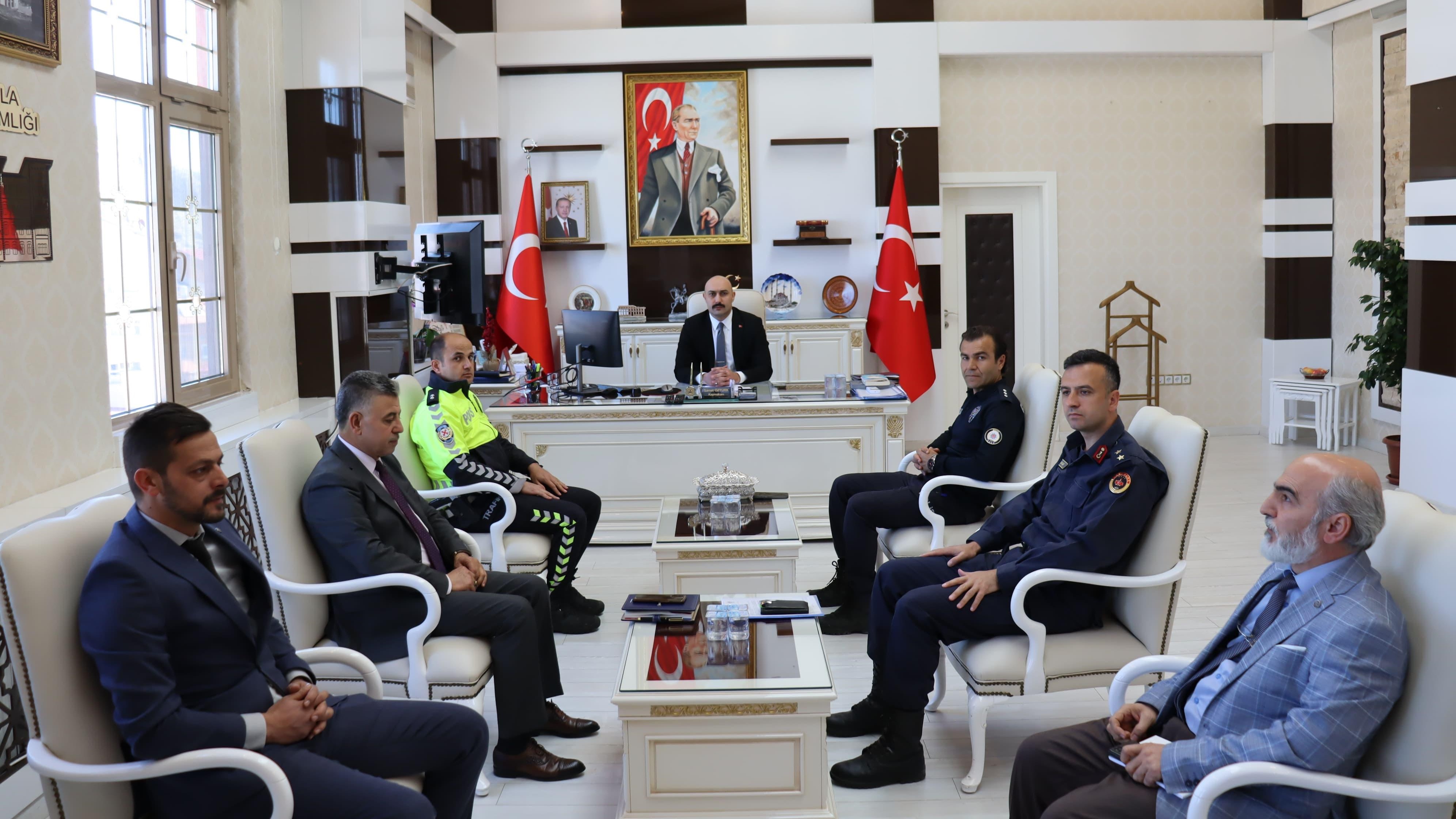 Şarkışla'da Trafik Haftası değerlendirme toplantısı yapıldı