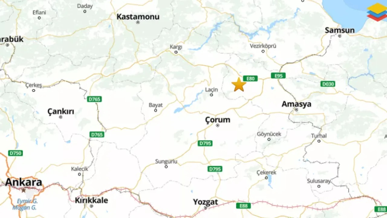 Amasya'da 4.6 büyüklüğünde deprem!
