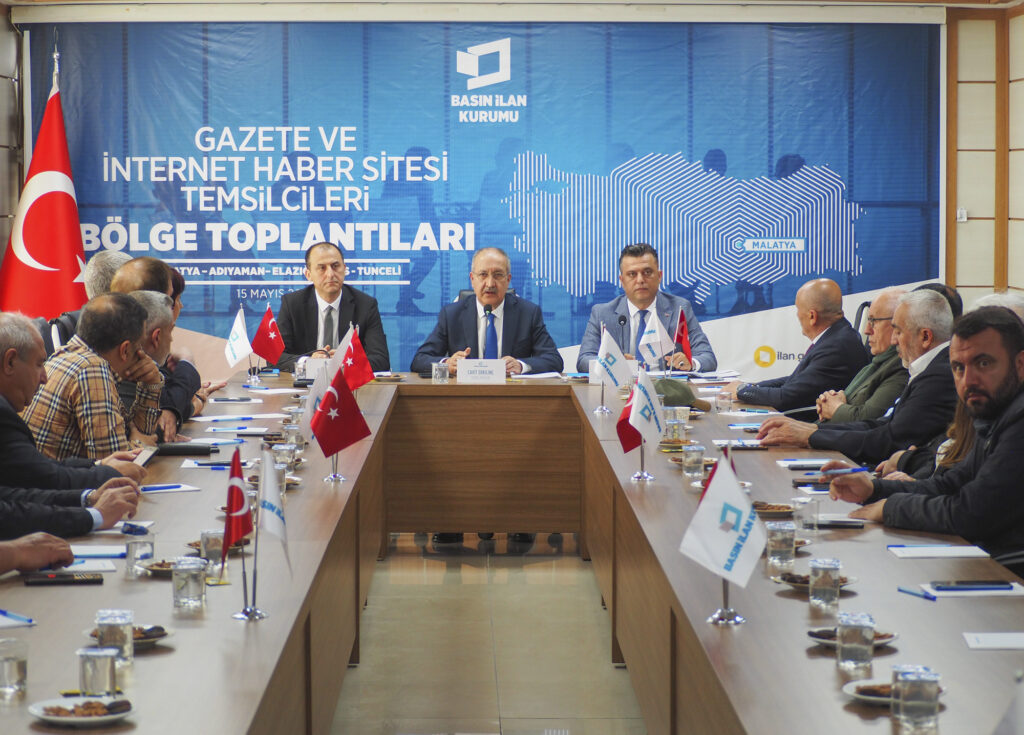 BİK Genel Müdürü Erkılınç, Gazete Temsilcileriyle Malatya'da bir araya geldi