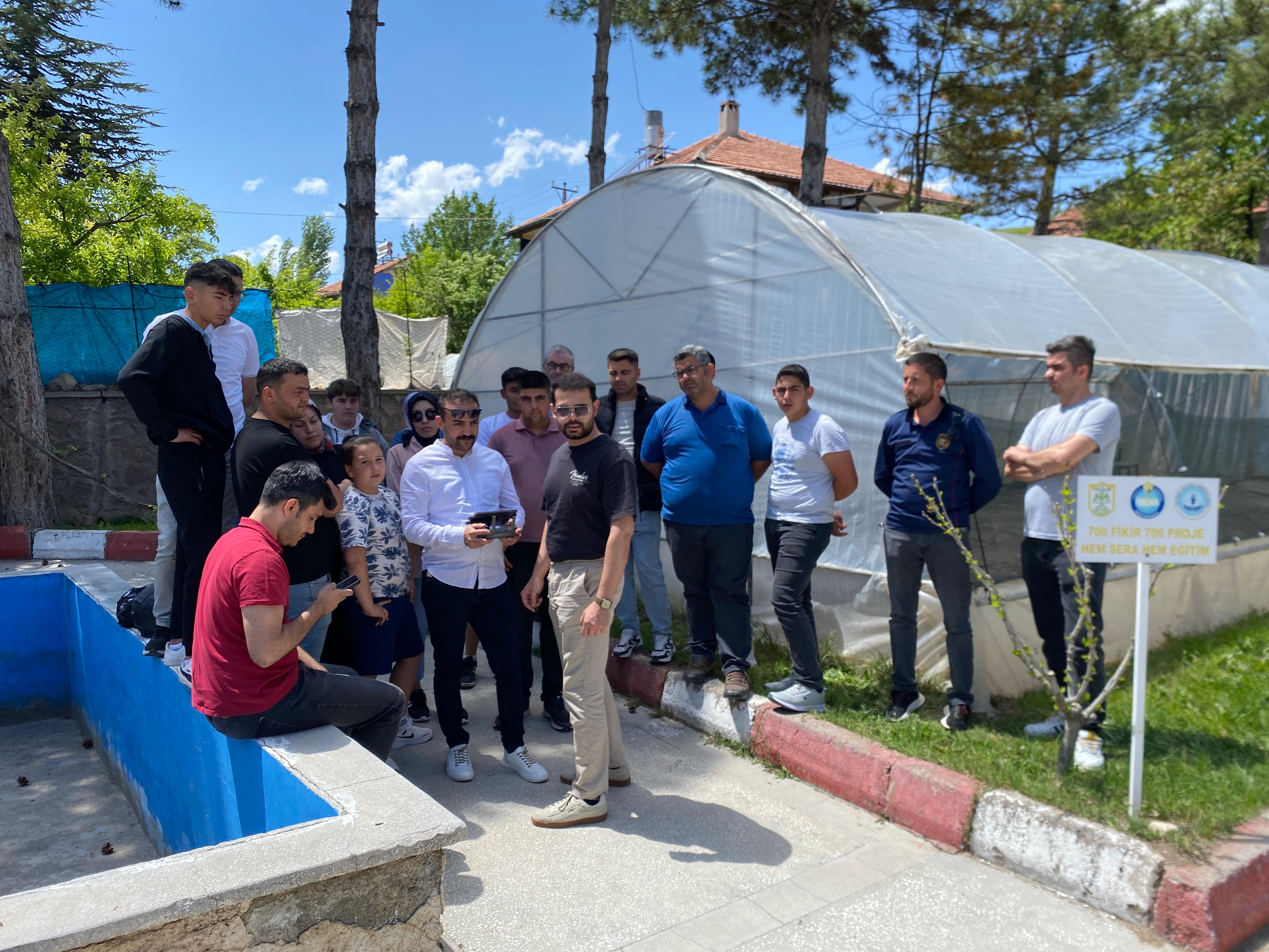 Gemerek'te düzenlenen dron kursu tamamlandı