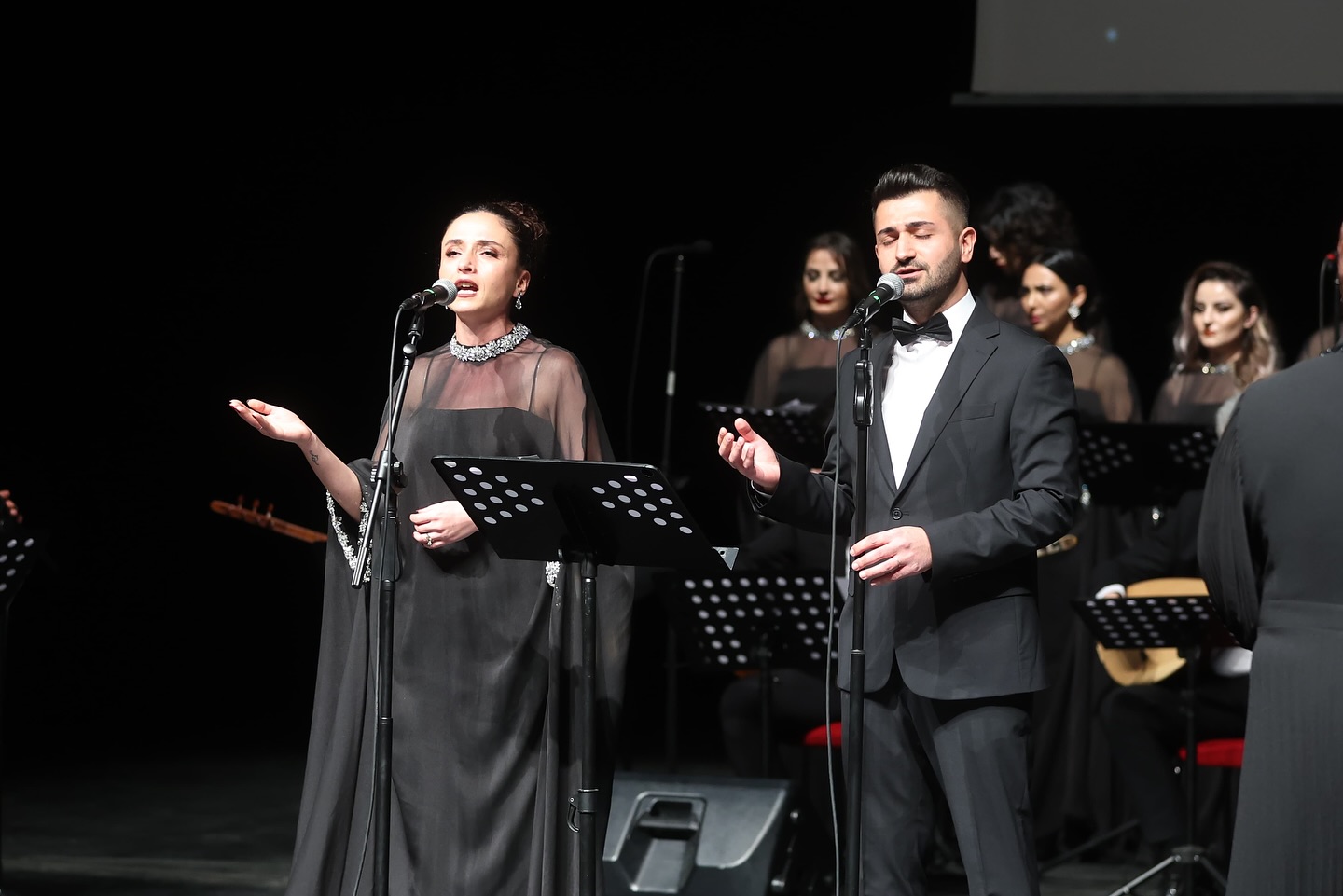 Sivas'ta Devlet THM korosu konser verdi