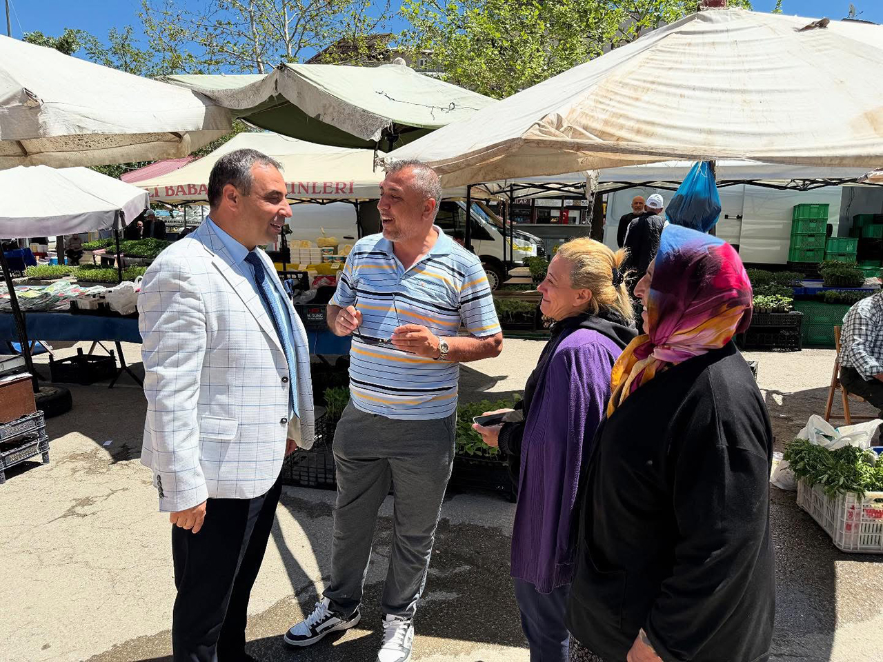 Başkan Sevinç'ten esnaf ziyareti