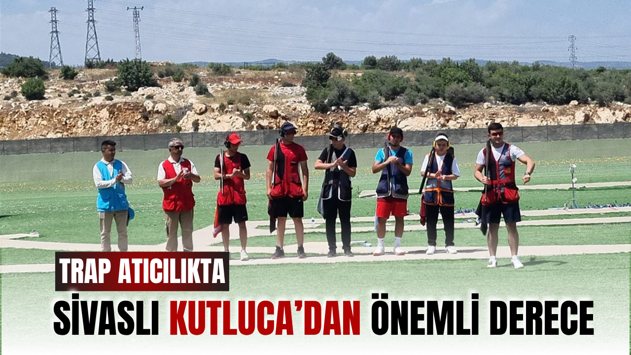 Trap atıcılıkta Sivaslı Kutluca’dan önemli derece