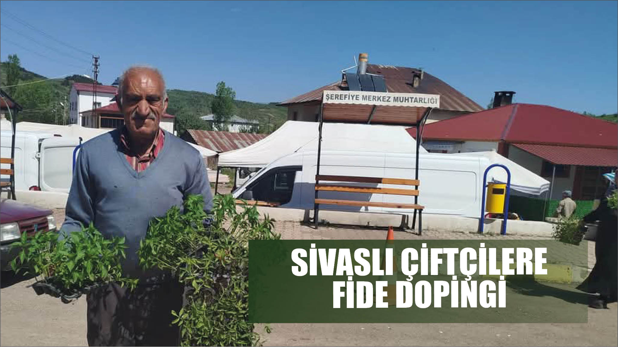 Sivaslı Çiftçilere Fide Dopingi