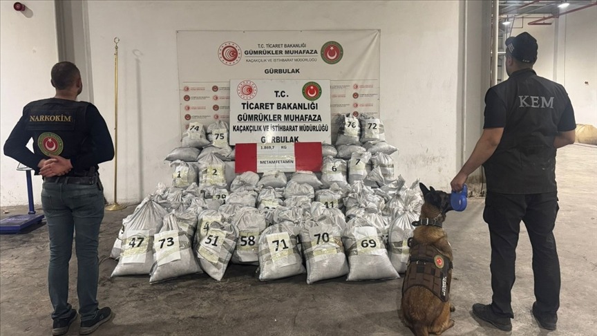 Gümrük muhafaza ekiplerinden tarihi uyuşturucu operasyonu