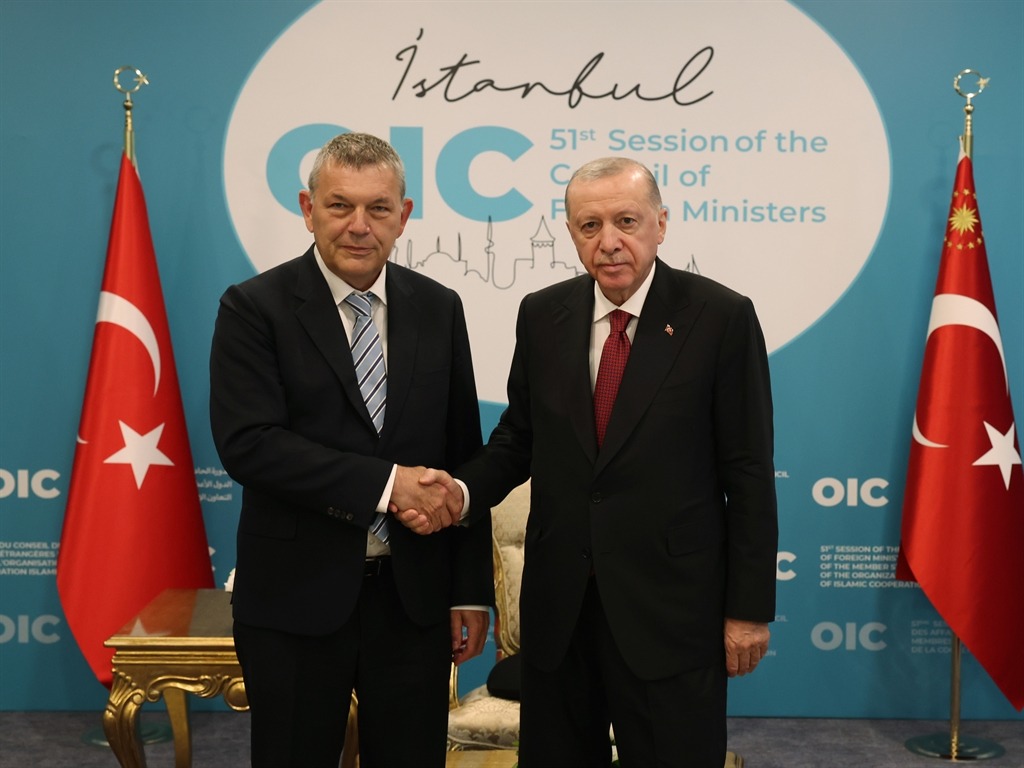 Cumhurbaşkanı Erdoğan, Philippe Lazzarini’yi kabul etti