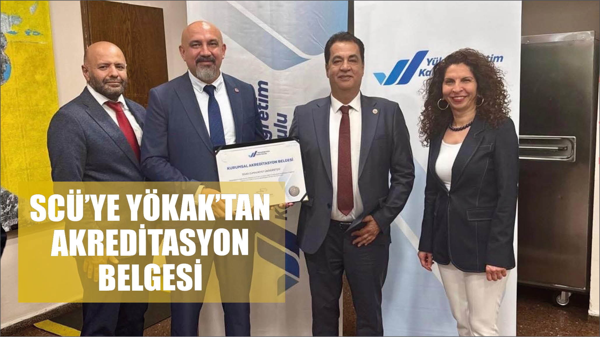 SCÜ’ye YÖKAK’tan  Akreditasyon Belgesi