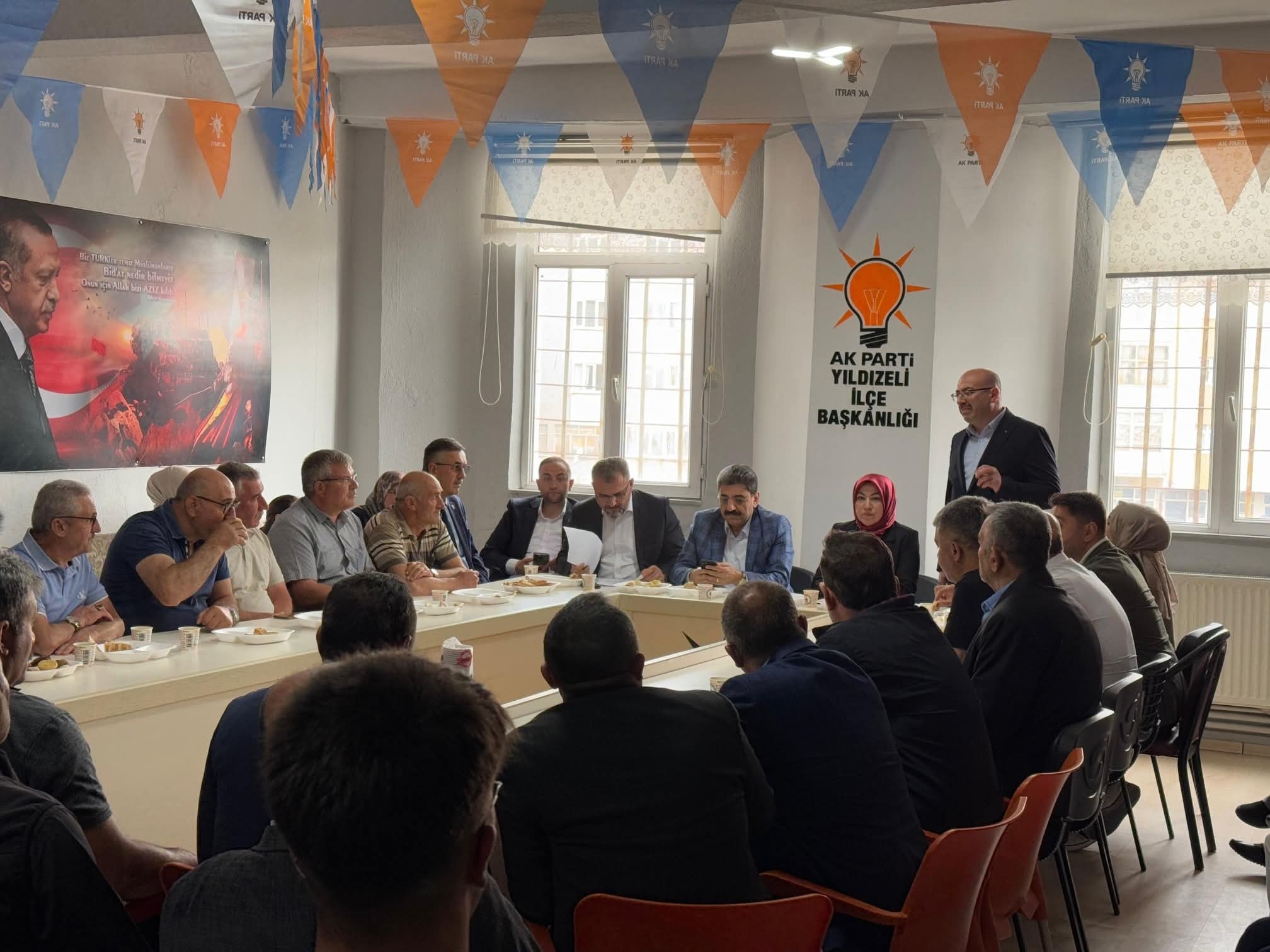 AK Parti heyeti Yıldızeli'nde