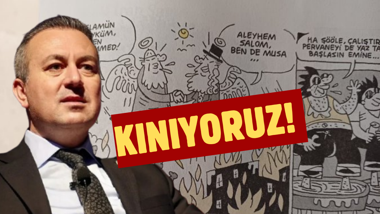 Skandal karikatüre bir tepki de Sivas Belediyesi'nden!