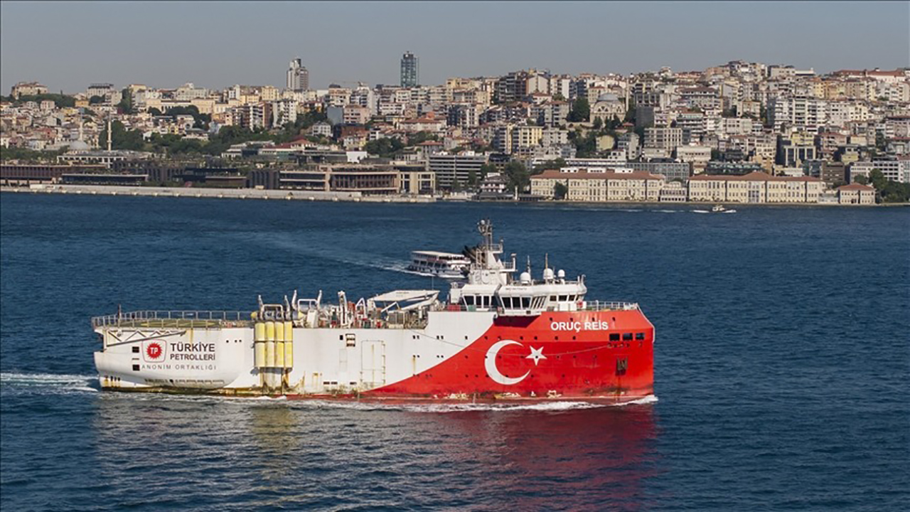 Oruç Reis Sismik Araştırma Gemisi, İstanbul Boğazı'nda