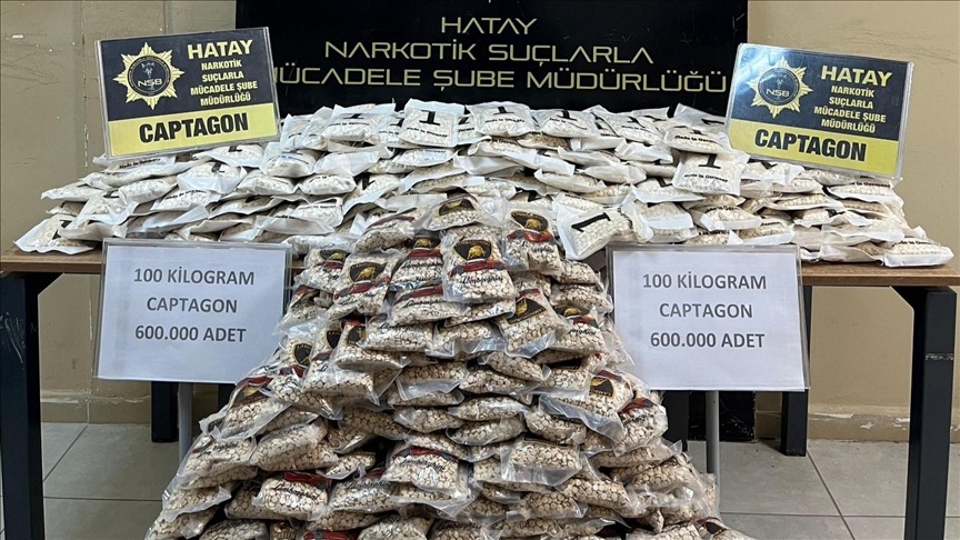 600 bin uyuşturucu hap ele geçirildi