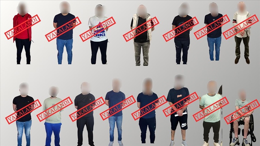 Kırmızı Bültenle aranan 15 kişi Türkiye'ye getirildi