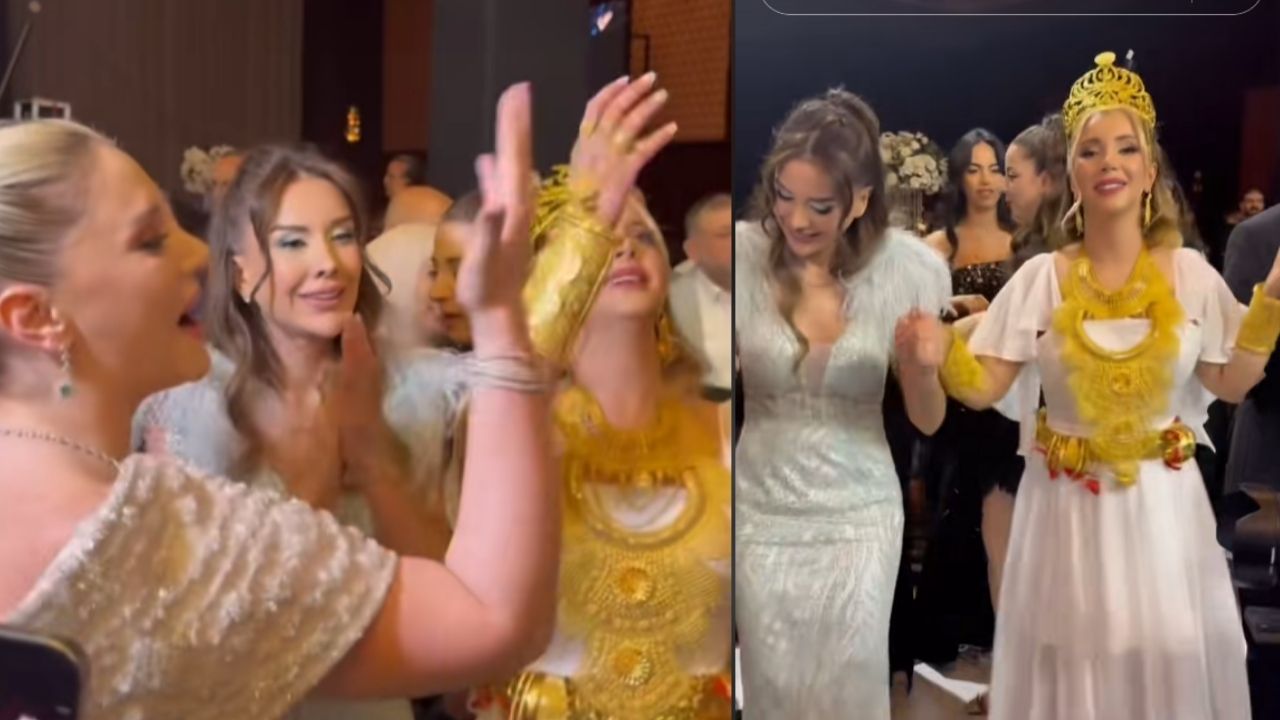 Dilan Polat Aleyna Dalveren’in Düğününde: Yine Dolarlar Havada Uçuştu