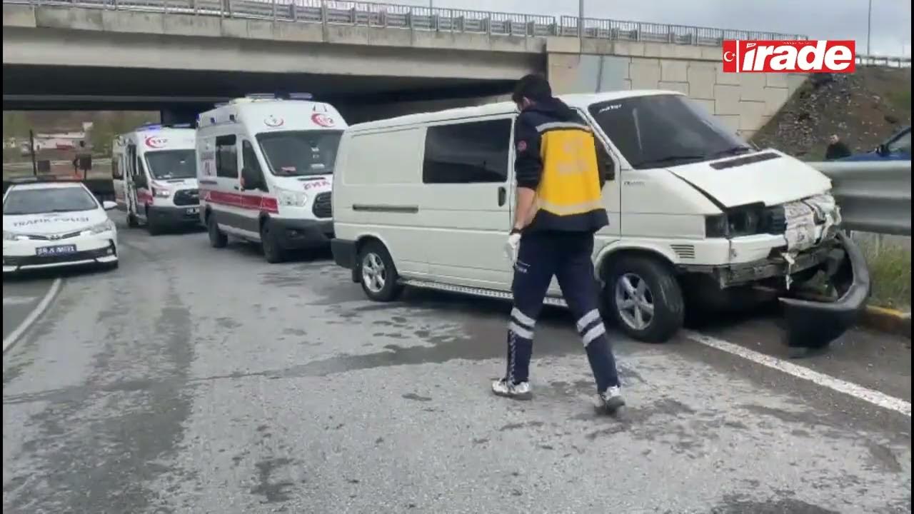 YEMİN TÖRENİNE GİDEN AİLE KAZA YAPTI: 4 KİŞİ YARALANDI