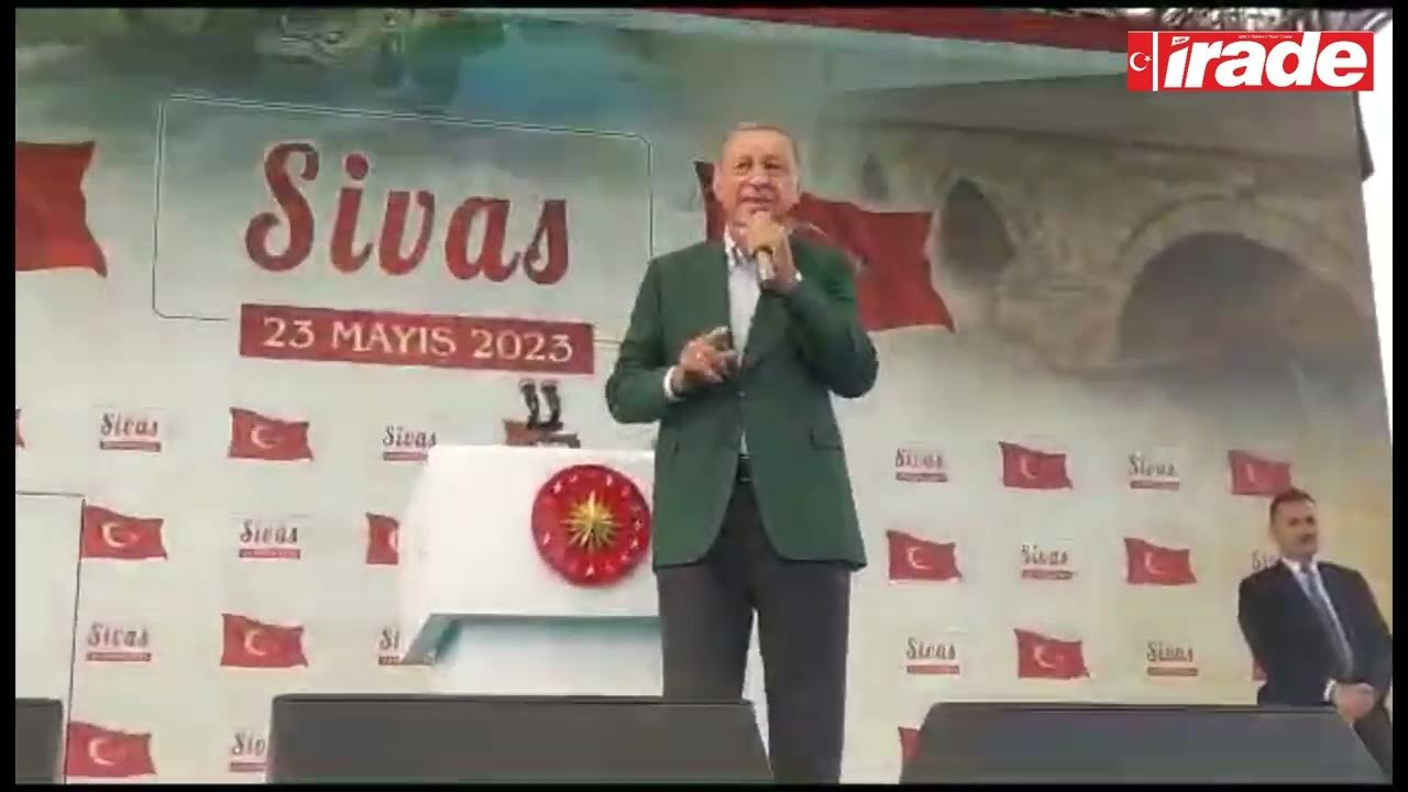 Cumhurbaşkanı Recep Tayyip Erdoğan, Sivas'ta halka hitap etti