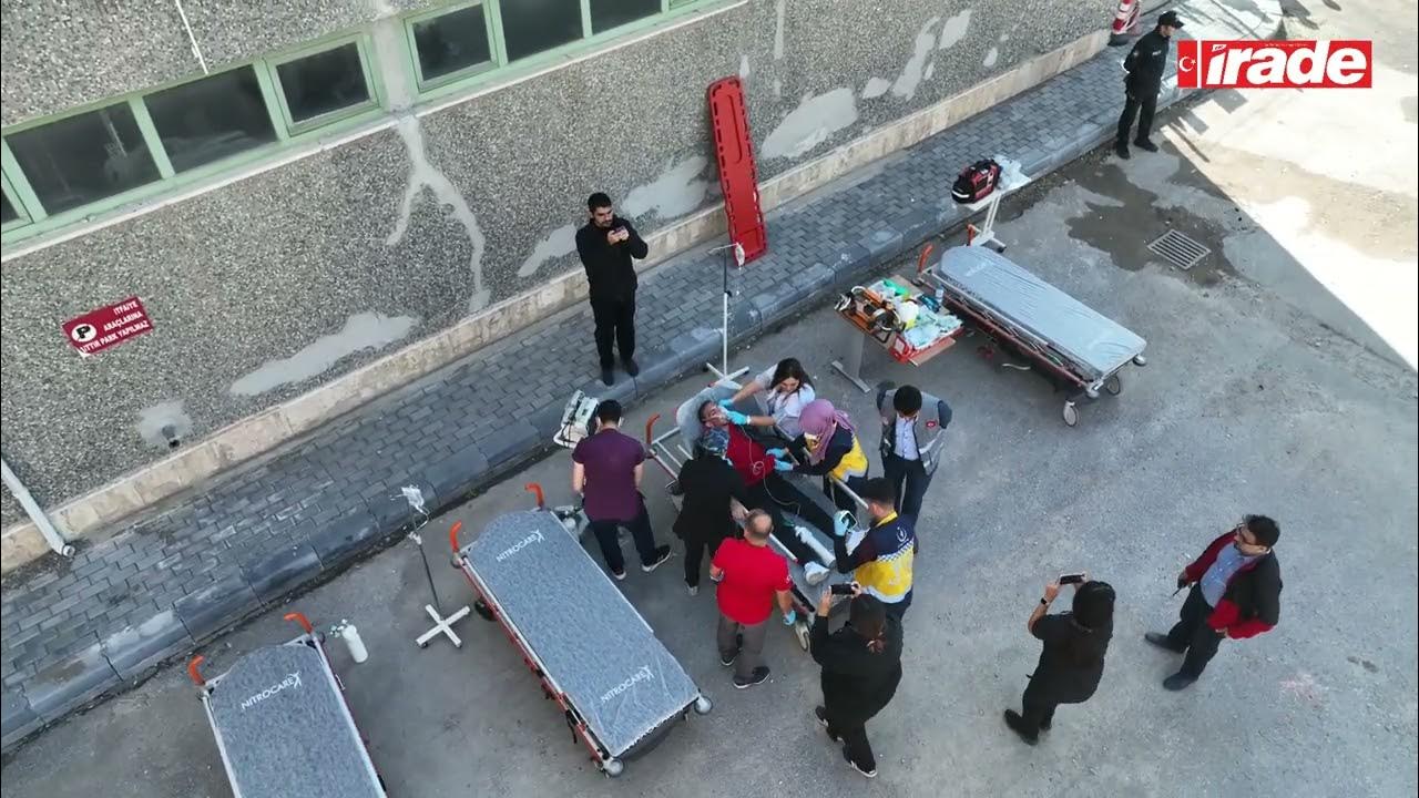 Sivas Devlet Hastanesinde Tatbikat Gerçekleştirildi