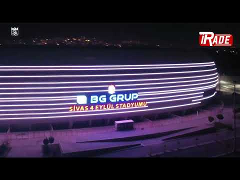 Sivas Stadyumuna Işıklandırma Yakıştı