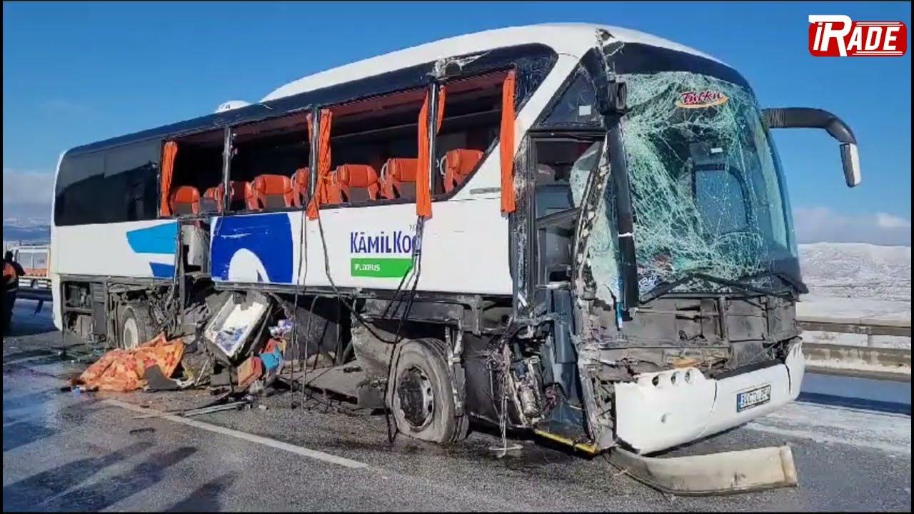 Sivas'ta Tırla Otobüs Çarpıştı: Ölü ve Yaralılar Var