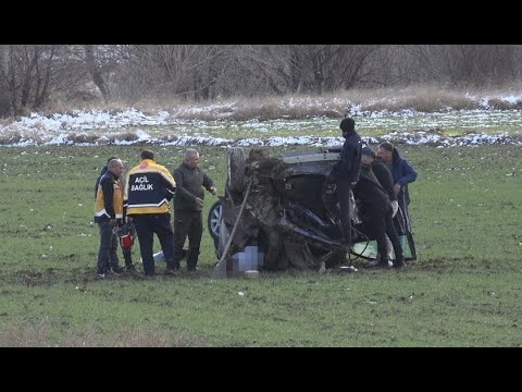 Sivas'ta Otomobil Devrildi, Aracın Sürücüsü Vefat Etti