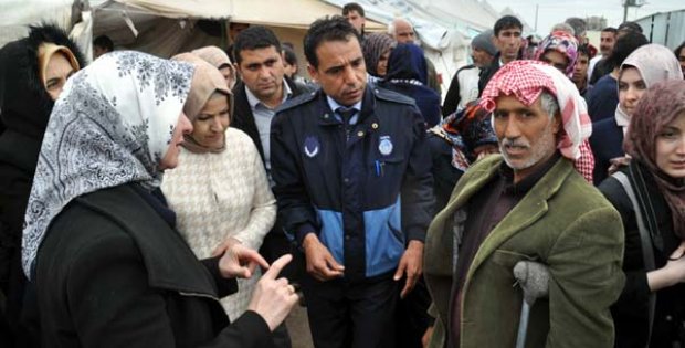 SİVAS´TAN SURİYELİ SIĞINMACILARA YARDIM ELİ UZANDI