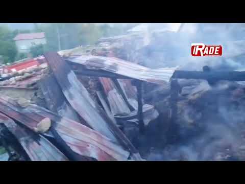 Sivas'ta Feci Yangın: 5 Samanlık, 2 Ahır Yandı, 9 hayvan Telef Oldu!