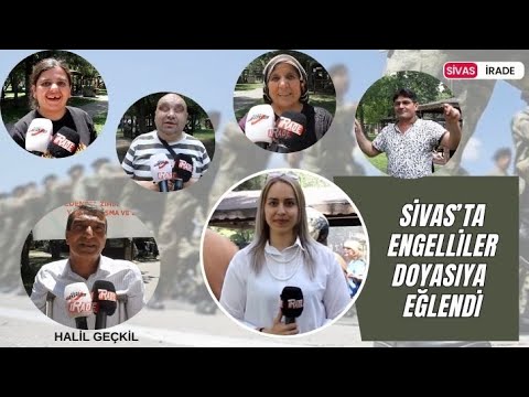 Sivas'ta Engelliler Doyasıya Eğlendi