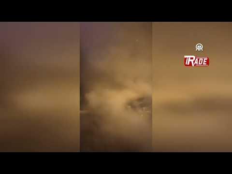 Sivas'ta Seyir Halindeki Otomobil Alev Aldı!
