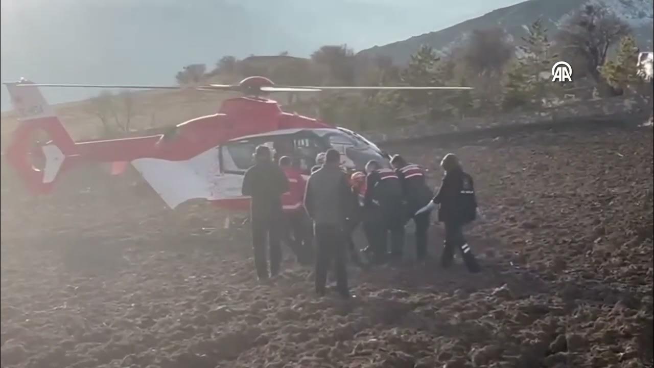 Sivas'ta Rüzgara Kapılan Yamaç Paraşütçüsü 20 Metreden Düştü!