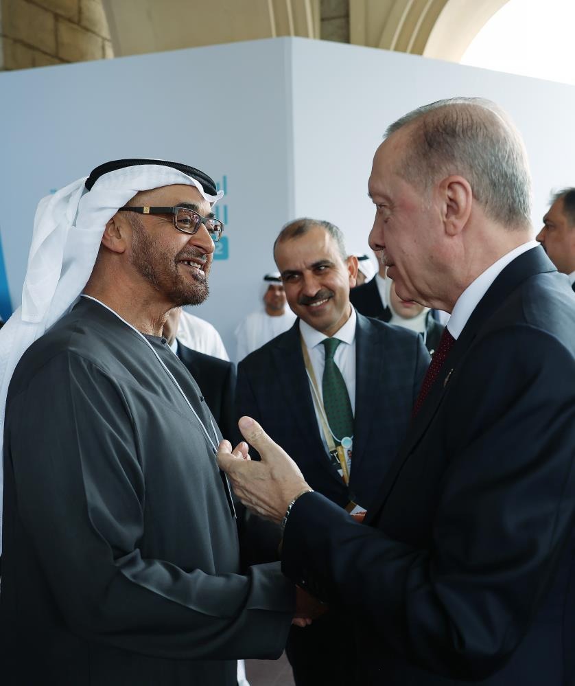 Erdoğan, Al Nahyan ile görüştü