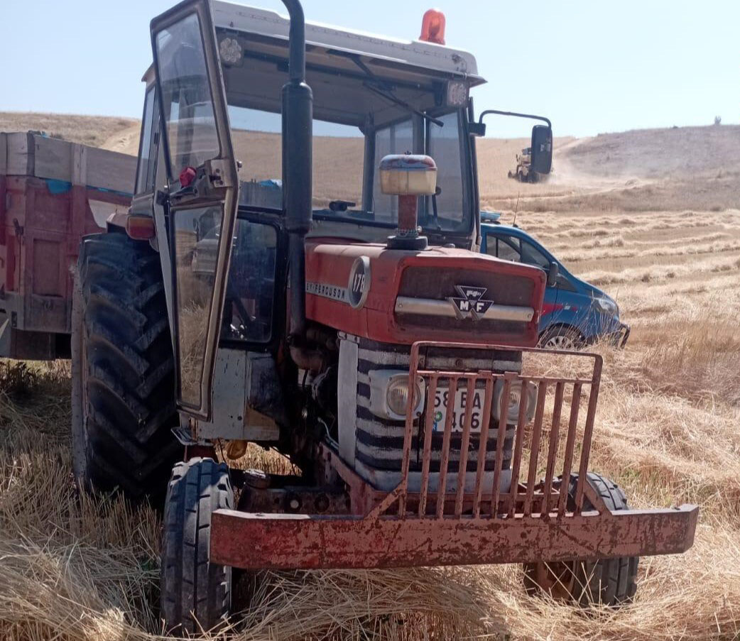 Traktörden Düşen Sürücü Ağır Yaralandı