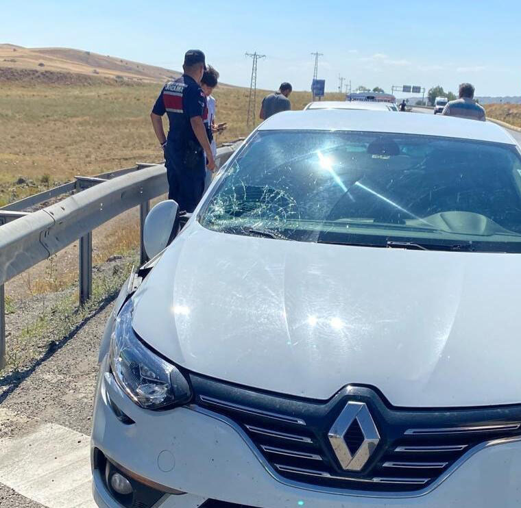 Sivas'ta otomobilin çarptığı yaya ağır yaralandı