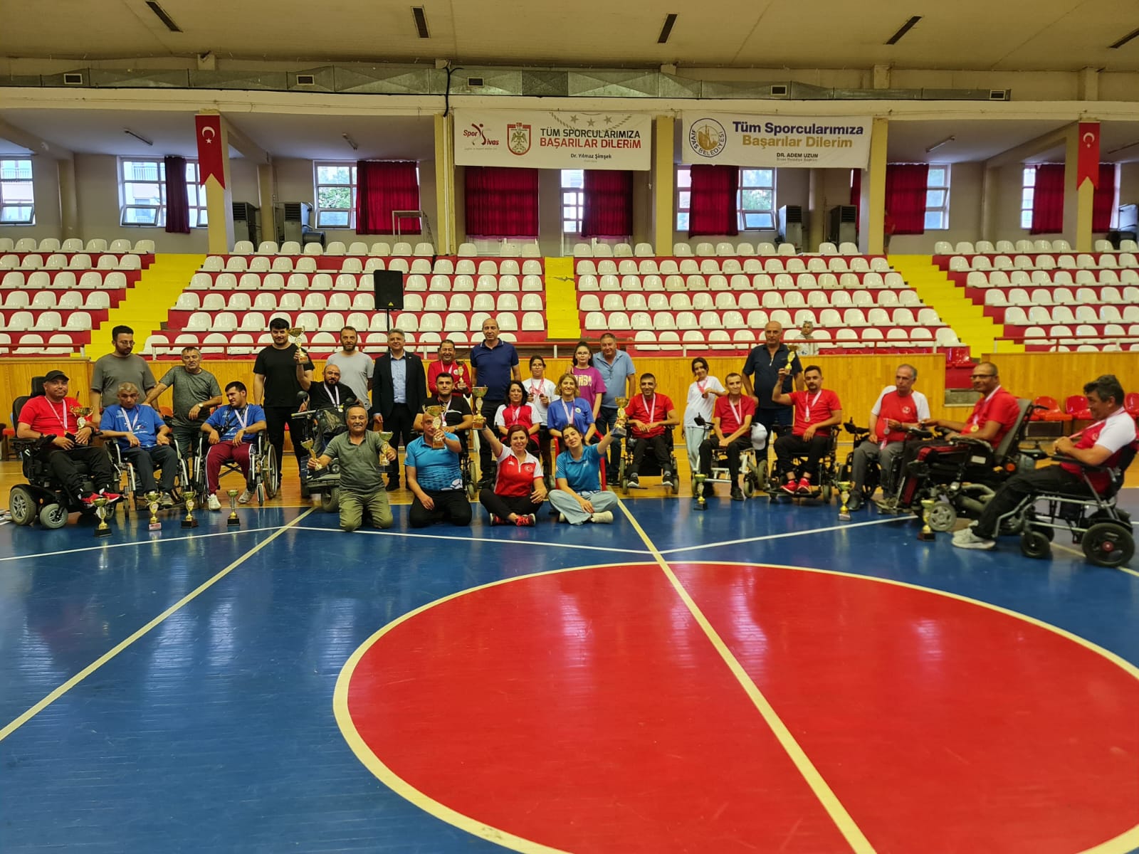 Sivas'ta Boccia ve Curling müsabakasının kazananları belli oldu!