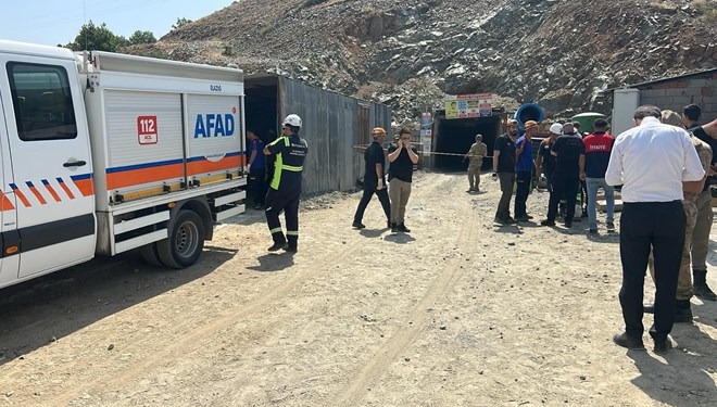 Son dakika... Elazığ'da maden ocağı çöktü!