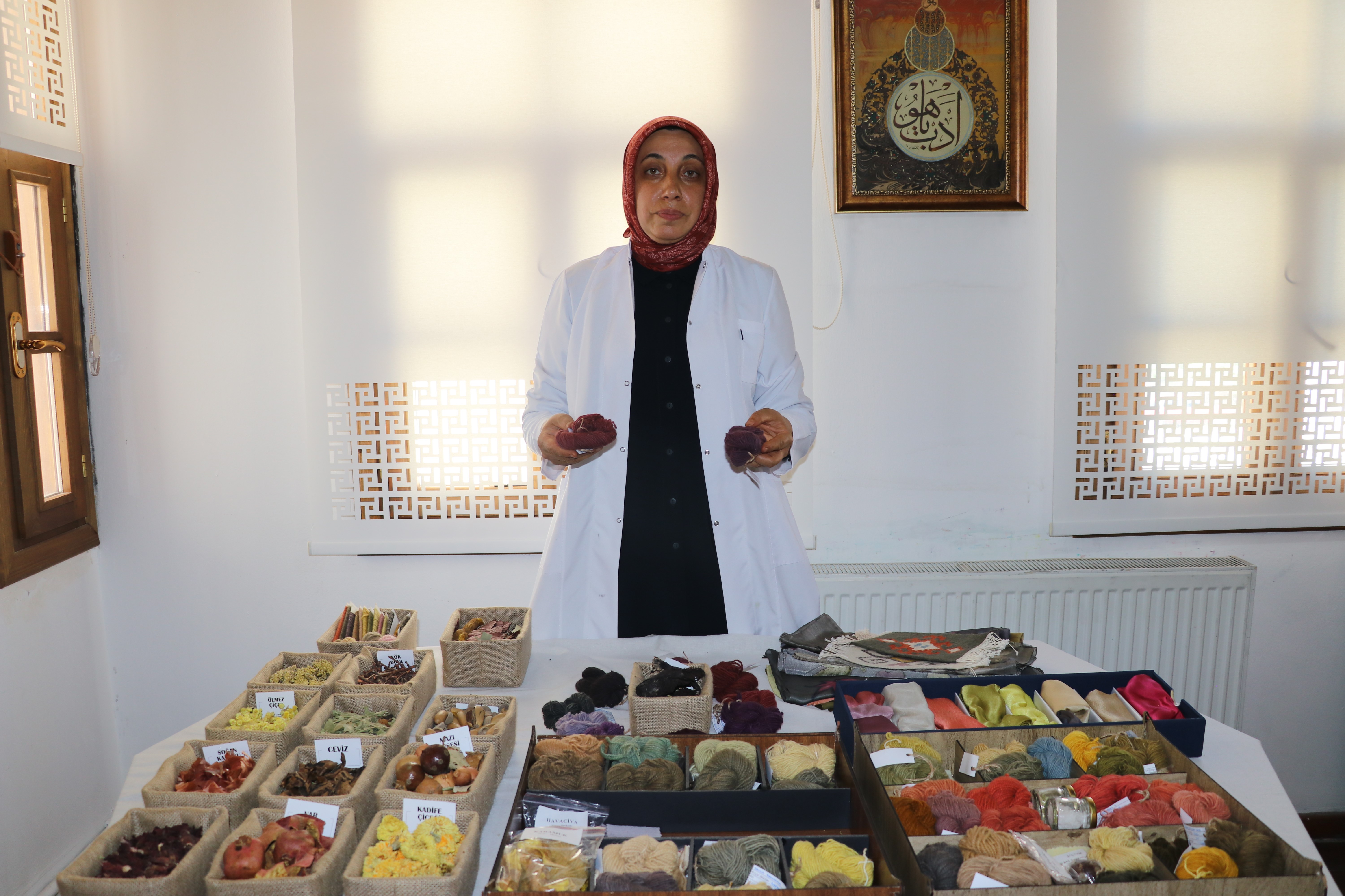 Sivas'ta Unutulmaya Yüz Tutmuş Boyamacılık Doğayla Yeniden Hayat Buluyor