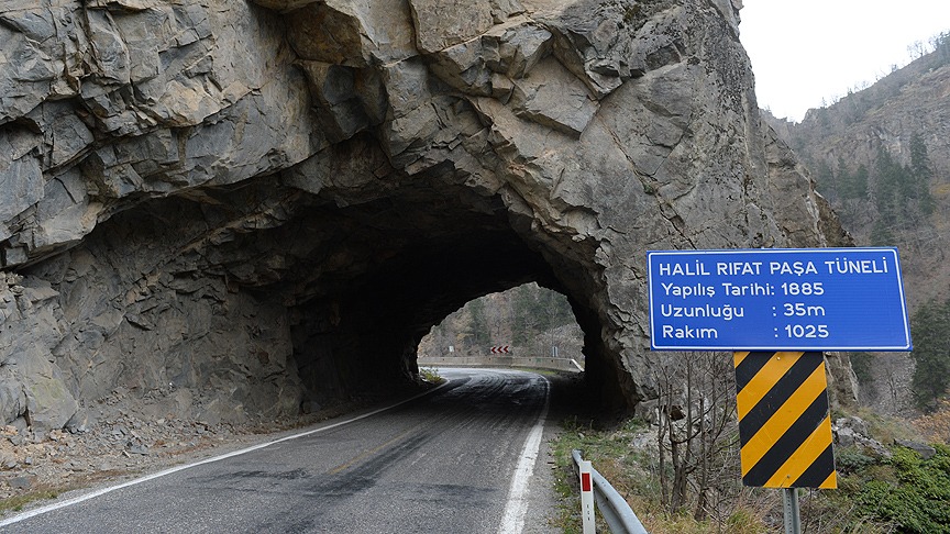 140 yıllık tünel Sivas ile Giresun’u birbirine bağlıyor