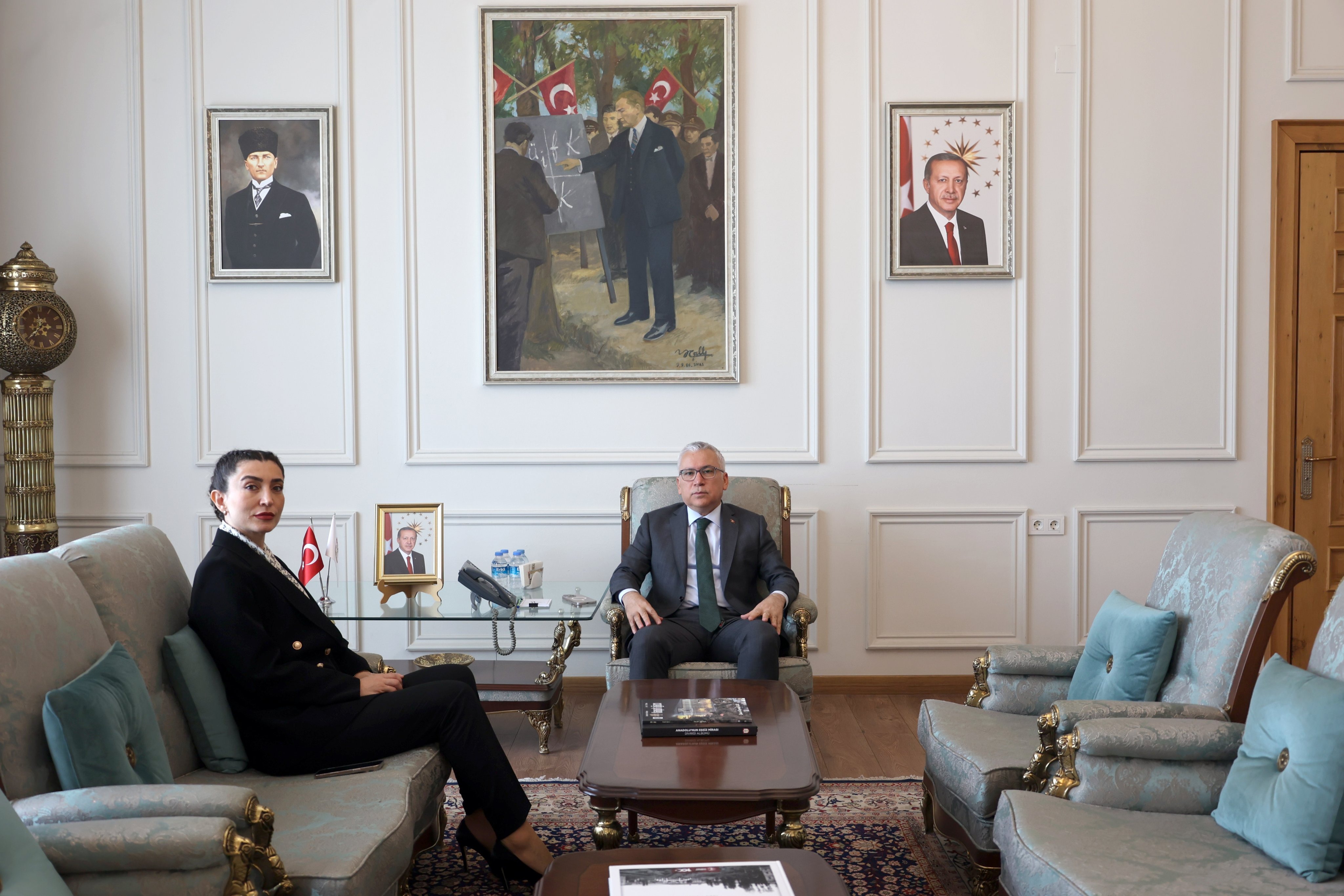 Sivaslı başkandan Yılmaz Şimşek'e ziyaret!