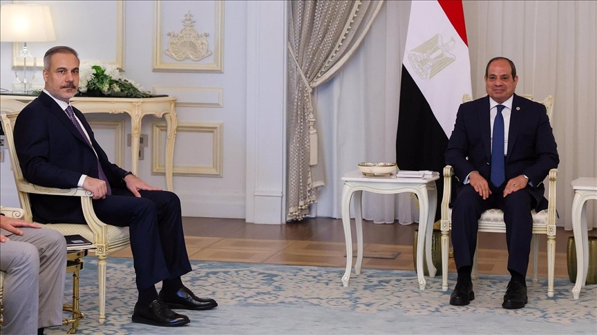 Sisi, Bakan Fidan'ı kabul etti